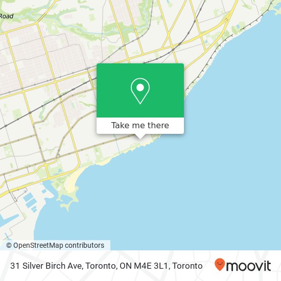 31 Silver Birch Ave, Toronto, ON M4E 3L1 map