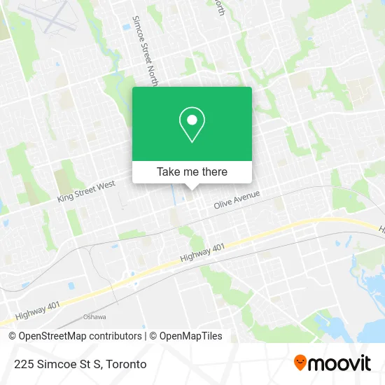225 Simcoe St S map