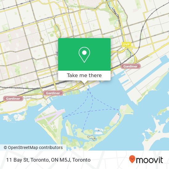11 Bay St, Toronto, ON M5J plan