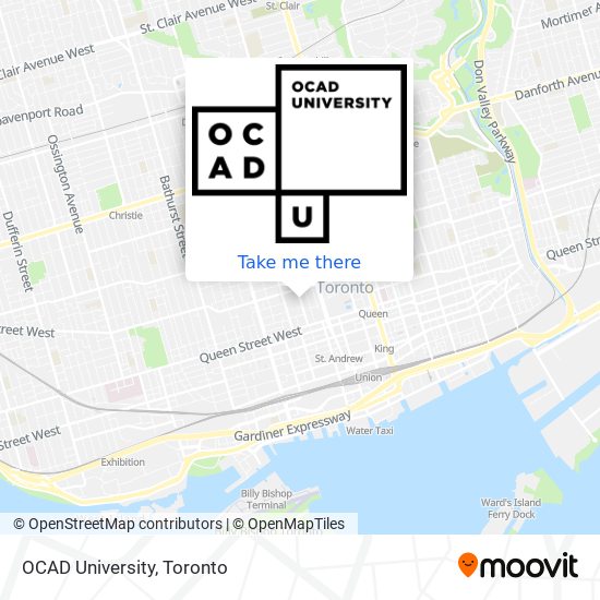 OCAD University map