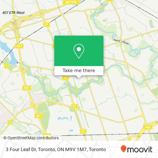 3 Four Leaf Dr, Toronto, ON M9V 1M7 plan