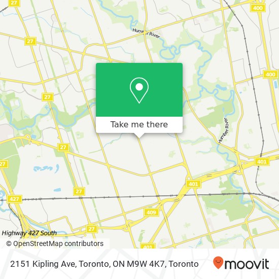 2151 Kipling Ave, Toronto, ON M9W 4K7 map