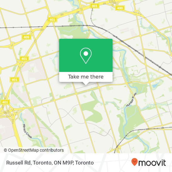Russell Rd, Toronto, ON M9P plan