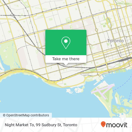 Night Market To, 99 Sudbury St map