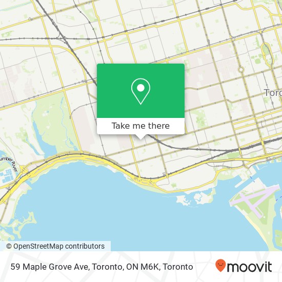 59 Maple Grove Ave, Toronto, ON M6K map
