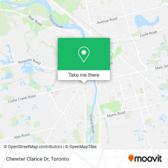 Chewter Clarice Dr map