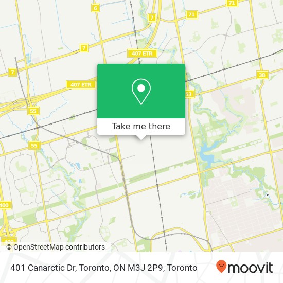 401 Canarctic Dr, Toronto, ON M3J 2P9 map