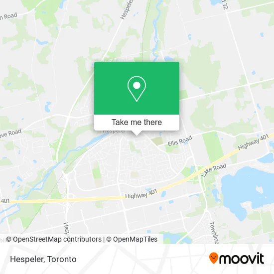 Hespeler map