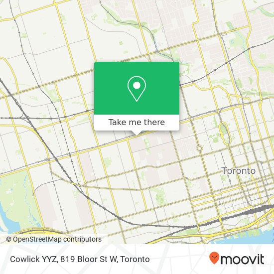 Cowlick YYZ, 819 Bloor St W map