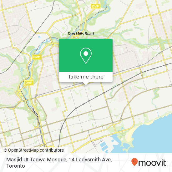 Masjid Ut Taqwa Mosque, 14 Ladysmith Ave map