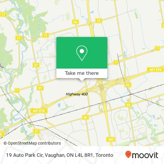 19 Auto Park Cir, Vaughan, ON L4L 8R1 map