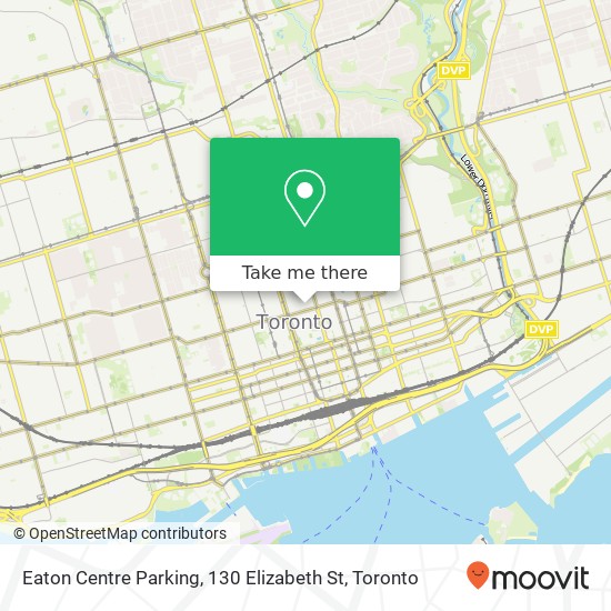 Eaton Centre Parking, 130 Elizabeth St map
