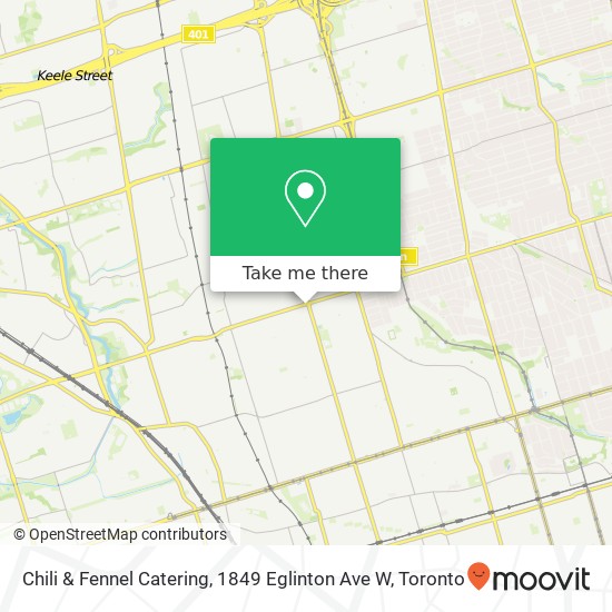 Chili & Fennel Catering, 1849 Eglinton Ave W map