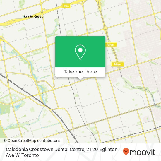 Caledonia Crosstown Dental Centre, 2120 Eglinton Ave W map