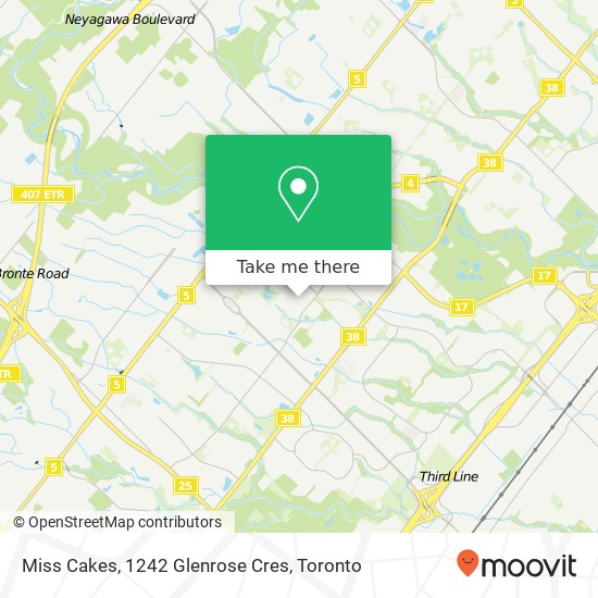 Miss Cakes, 1242 Glenrose Cres map