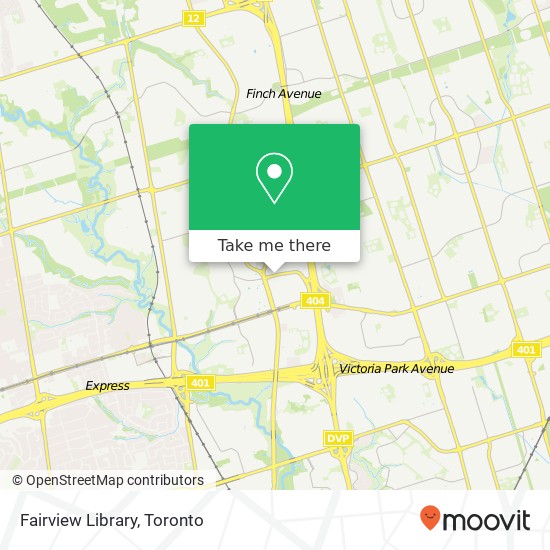 Fairview Library map