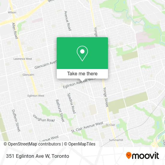 351 Eglinton Ave W map