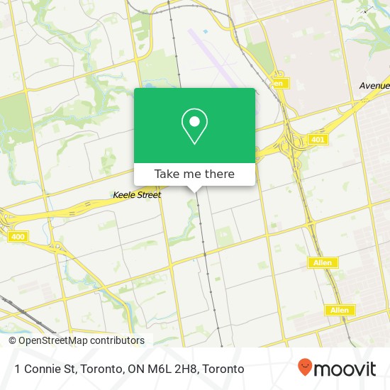 1 Connie St, Toronto, ON M6L 2H8 map
