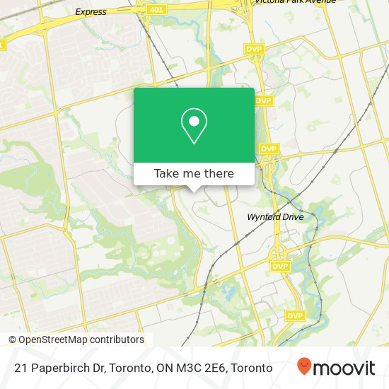 21 Paperbirch Dr, Toronto, ON M3C 2E6 map