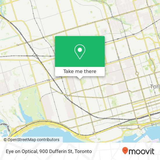 Eye on Optical, 900 Dufferin St map