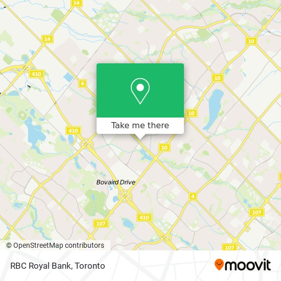 RBC Royal Bank map