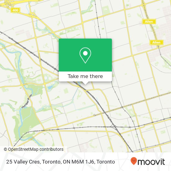 25 Valley Cres, Toronto, ON M6M 1J6 plan