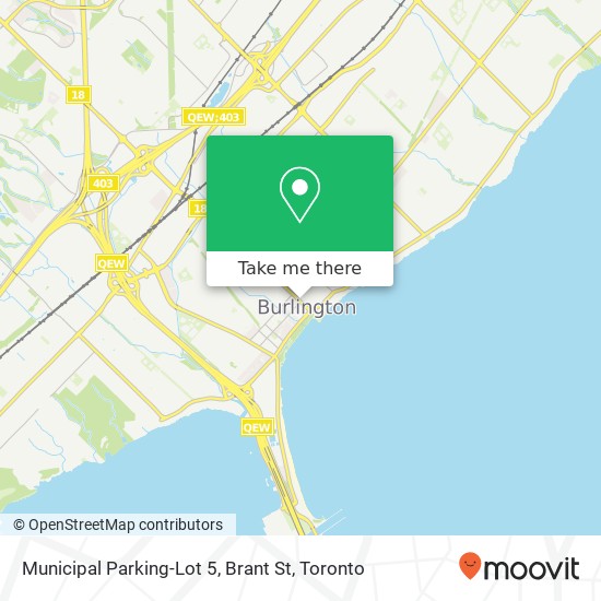 Municipal Parking-Lot 5, Brant St map