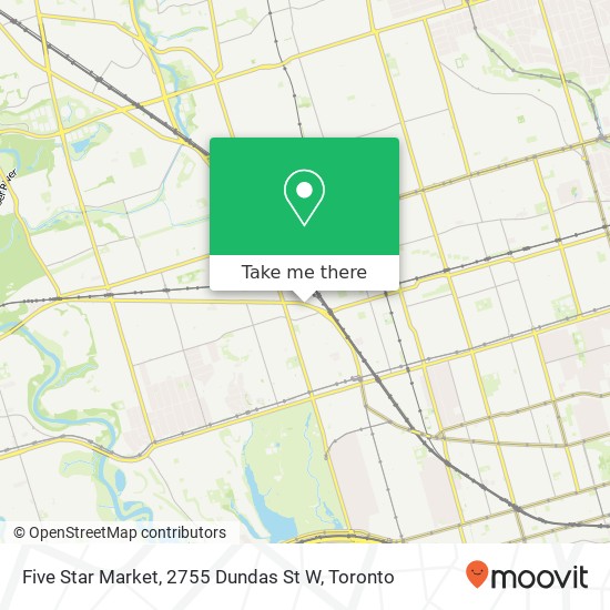 Five Star Market, 2755 Dundas St W map