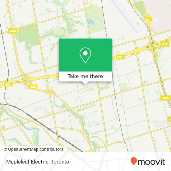 Mapleleaf Electric map