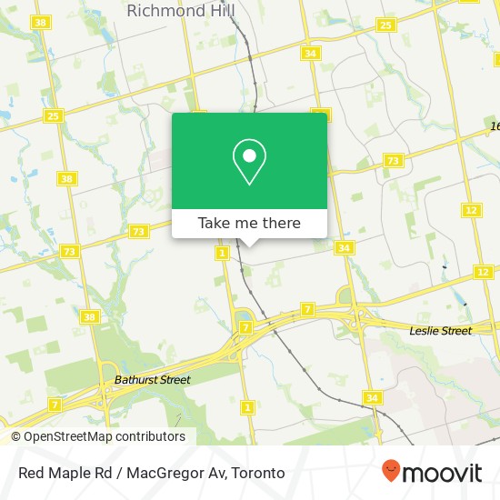 Red Maple Rd / MacGregor Av map
