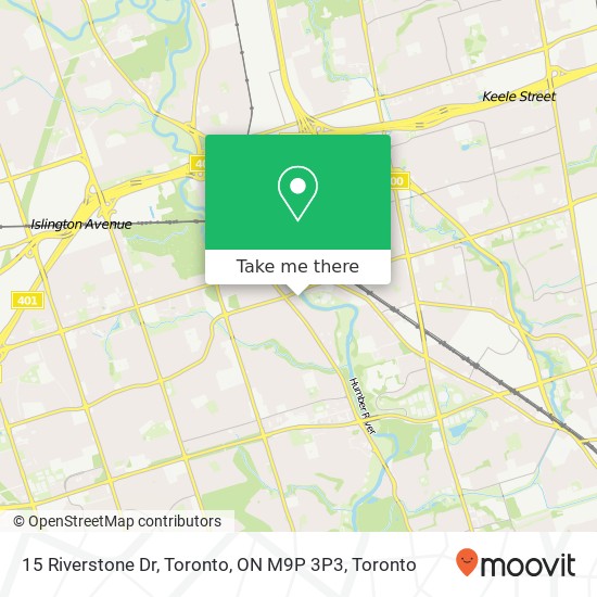 15 Riverstone Dr, Toronto, ON M9P 3P3 map