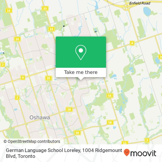 German Language School Loreley, 1004 Ridgemount Blvd map