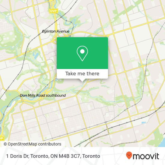 1 Doris Dr, Toronto, ON M4B 3C7 plan