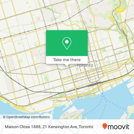Maison Close 1888, 21 Kensington Ave map