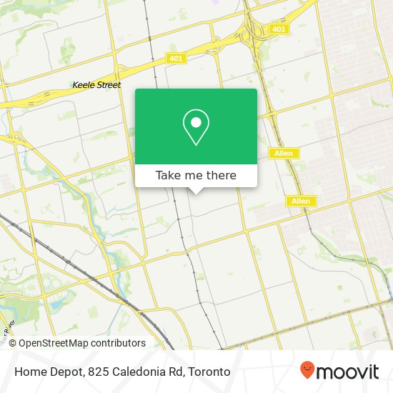 Home Depot, 825 Caledonia Rd map