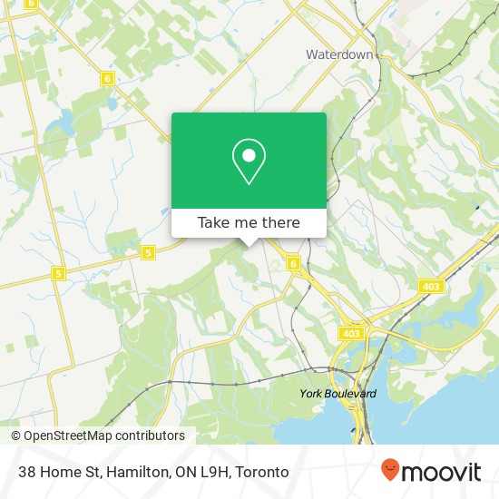 38 Home St, Hamilton, ON L9H map