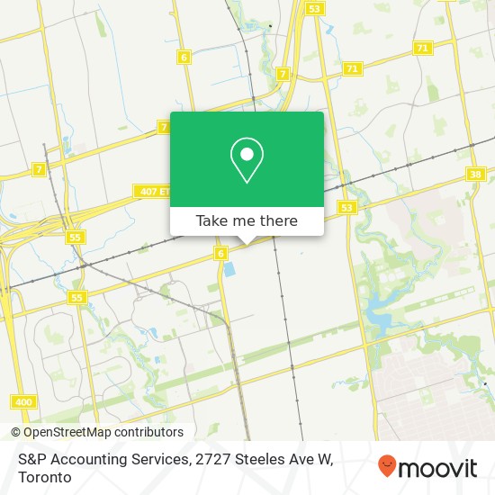 S&P Accounting Services, 2727 Steeles Ave W plan