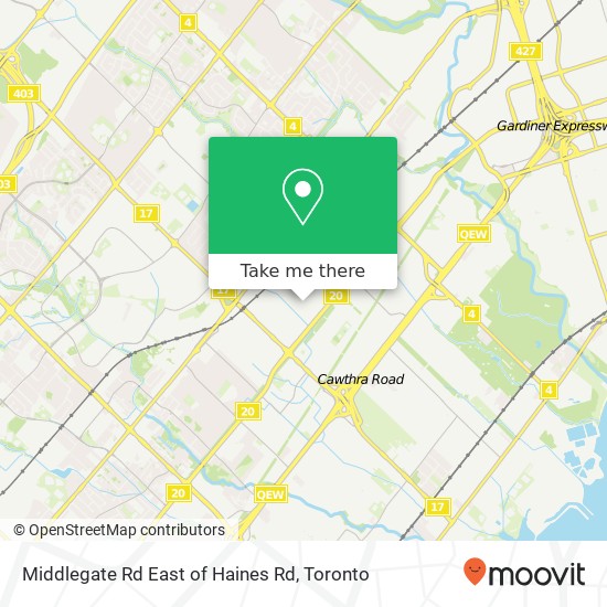 Middlegate Rd East of Haines Rd plan