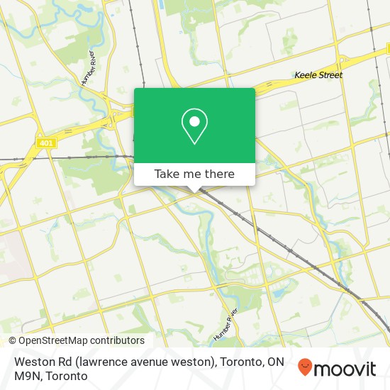 Weston Rd (lawrence avenue weston), Toronto, ON M9N map