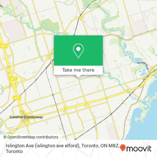 Islington Ave (islington ave elford), Toronto, ON M8Z plan