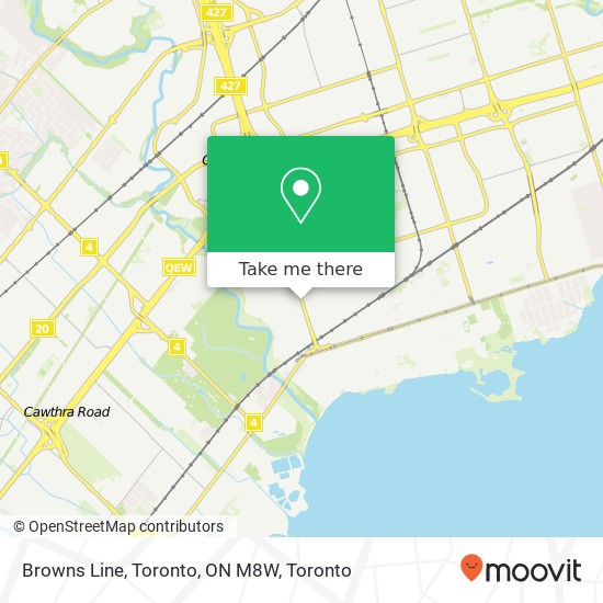 Browns Line, Toronto, ON M8W map