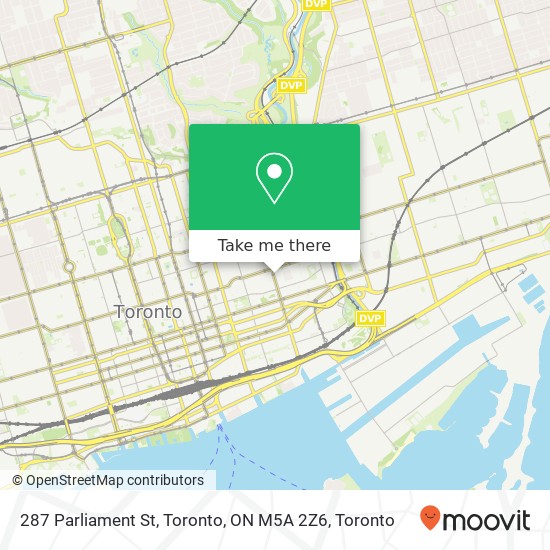 287 Parliament St, Toronto, ON M5A 2Z6 map