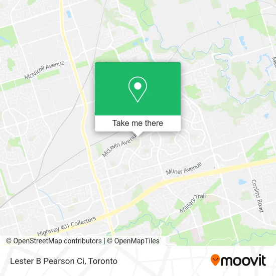 Lester B Pearson Ci map