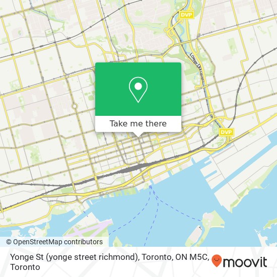 Yonge St (yonge street richmond), Toronto, ON M5C map