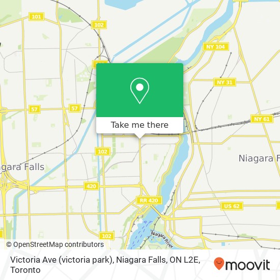Victoria Ave (victoria park), Niagara Falls, ON L2E plan