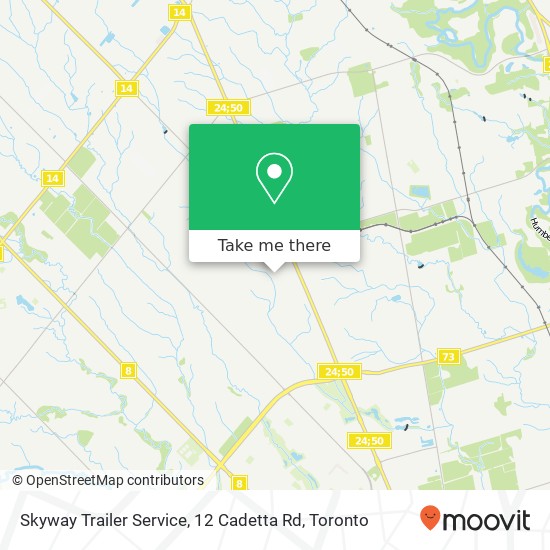 Skyway Trailer Service, 12 Cadetta Rd map