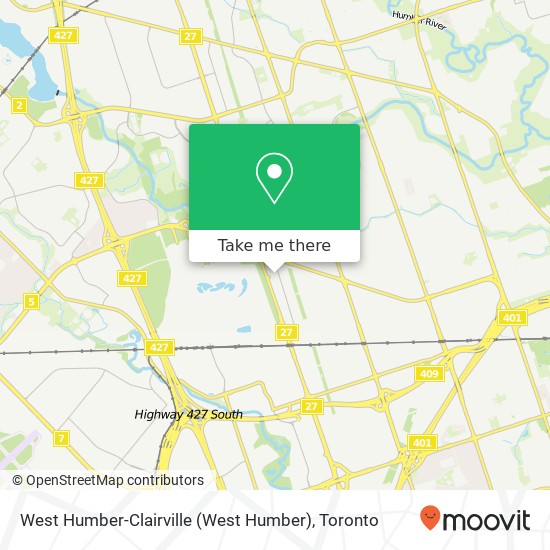 West Humber-Clairville map