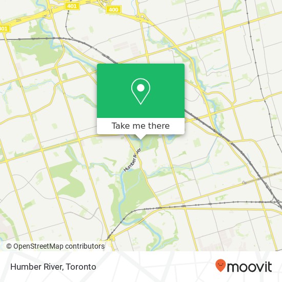 Humber River map