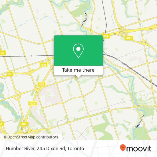 Humber River, 245 Dixon Rd plan