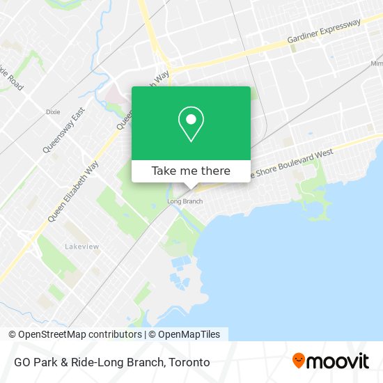GO Park & Ride-Long Branch map